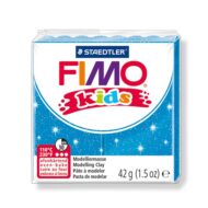 FIMO kids glitter blå ler 8030-312