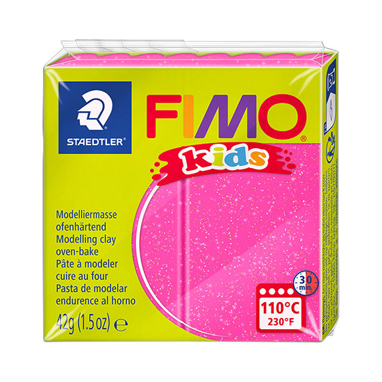 FIMO Kids Glitter Pink Ler 42g