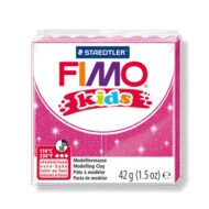 FIMO kids glitter pink ler 8030-262