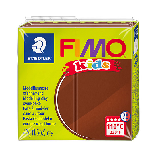 FIMO Kids Ler - Brun 42g