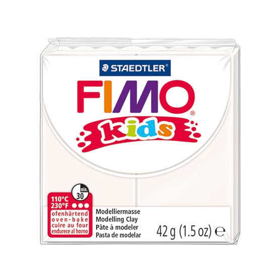 FIMO kids ler hvid 8030-0