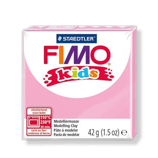 FIMO kids Ler lyserød 8030-25