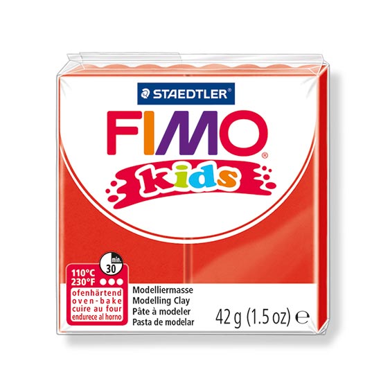 FIMO kids Ler Rød 8030-2