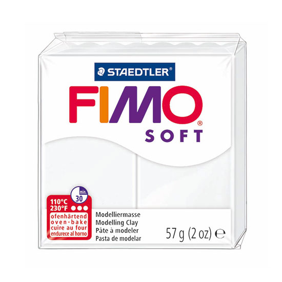 FIMO Soft Hvid Ler White 8020-0