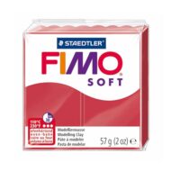FIMO Soft kirsebær Ler Cherry Red 8020-26