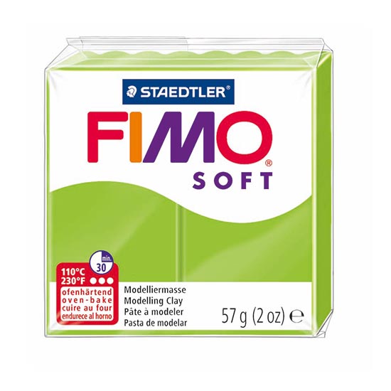 FIMO Soft Æblegrøn ler - Apple Green 8020-50