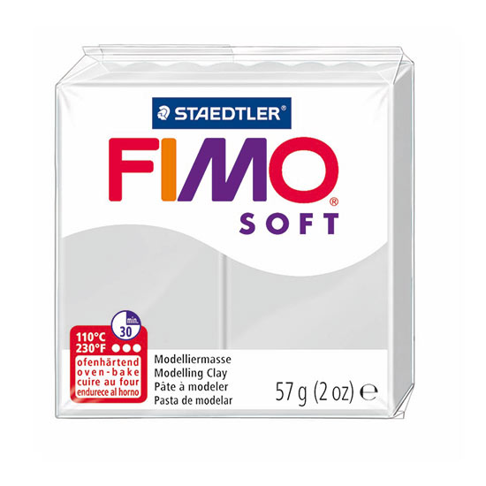 FIMO soft Delfin Grå Ler 8020-80