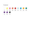 12 pastelfarver