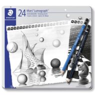 Staedtler Mars Lumograph 24 blyanter 100-G24-S