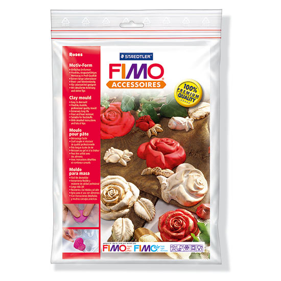 FIMO Roses Clay Mould - Rose Modelleringsform