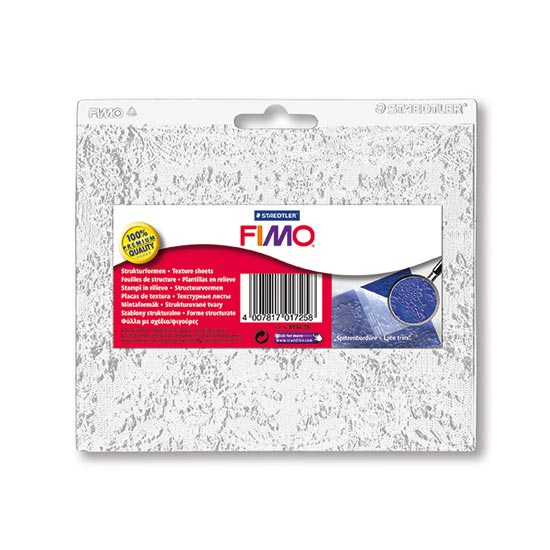 FIMO texture sheet Lace trim - Blonder