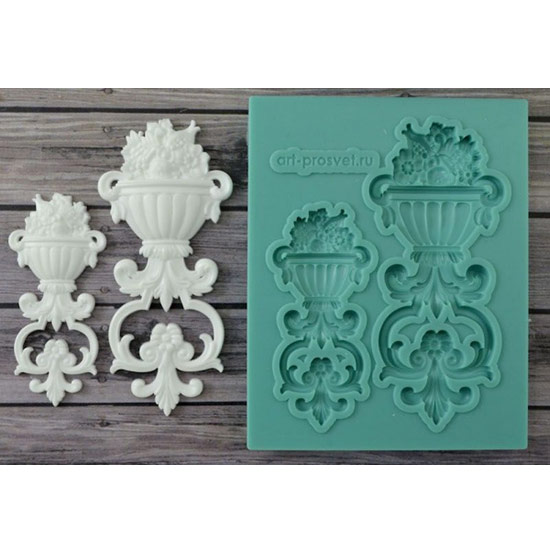 Art-prosvet Silikoneform 0379 - 2 Ornamenter