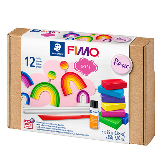 FIMO Soft Basic Set 8023 10 - Startpakke