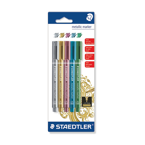 STAEDTLER Metallic Marker - 5 stk 8323sbk5