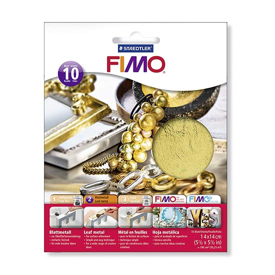 FIMO Leaf Metal 8781-11 - Metalblade guld 10 ark