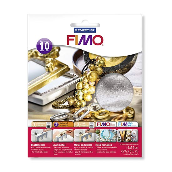 FIMO Leaf Metal 8781-81 – Metalblade Sølv 10