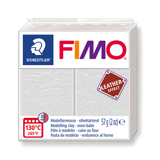 Fimo leather effect ivory 57 - 8010-029g