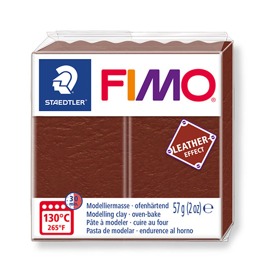 Fimo leather effect nut 57g - 8010-779