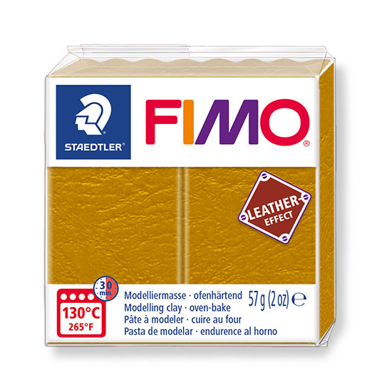Fimo leather effect ocre 57g - 8010-179