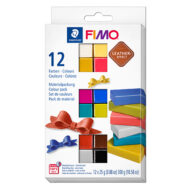 FIMO Leather effect Colour Pack 8013 C12-2 - Farvesæt