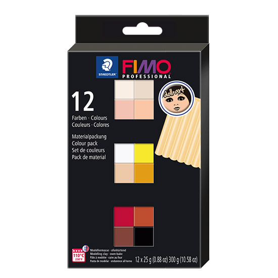 FIMO Professional Doll Art Colour Pack 8073 C12 - Farversæt