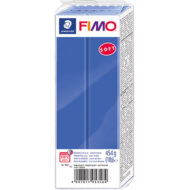 FIMO Soft Brilliant Blå Polymer Ler 454g 8021-33