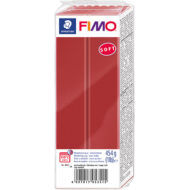 FIMO Soft Jule Rød Polymer Ler 454g 8021-2