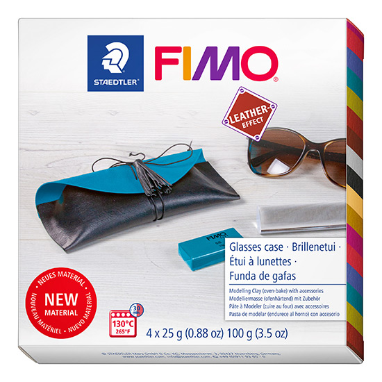 Fimo Leather Glasses Case 8015 DIY4 - Brilleetui