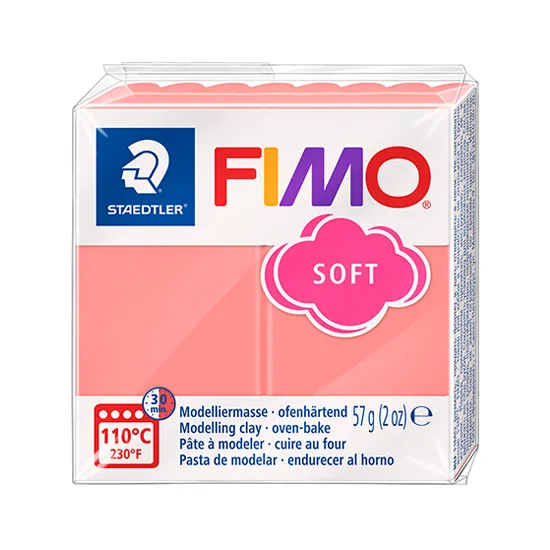 Fimo Soft Trend Pink Grapefruit Ler 8020-T20