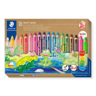 Staedtler Noris junior 140 C18 - Begyndere farveblyanter 18 stk