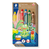 Staedtler Noris junior 140 C6 - Begyndere farveblyanter 6 stk