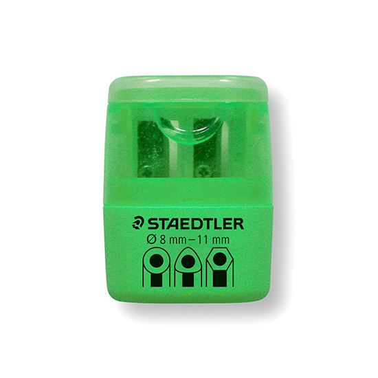 Staedtler 512 60F - Blyantspidser Neon Grøn
