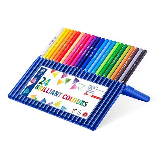 staedtler-ergosoft-157-SB24-open Staedtler Ergosoft 157 - Farveblyanter 24 stk