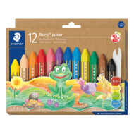 Staedtler Noris Junior 224 C12 - Voksfarver 12 stk