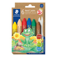 Staedtler Noris Junior 224 C6 - Voksfarver 6 stk