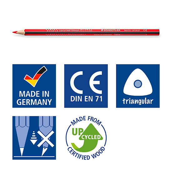 187_Picto Staedtler Noris Farveblyanter 187 C24 - Trekantet