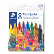 Staedtler Noris Jumbo 229 NC8 - Voksfarver 8 stk