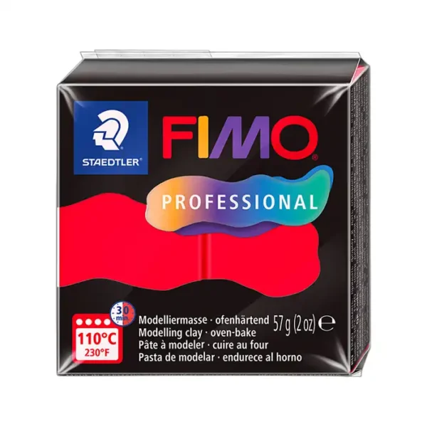 FIMO Professional Primær Rød 57g