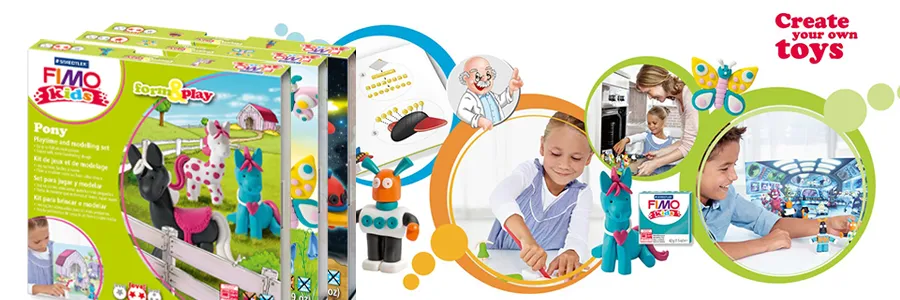 kreativ leg med FIMO Kids - Ideel som sommeraktiviteter for børn